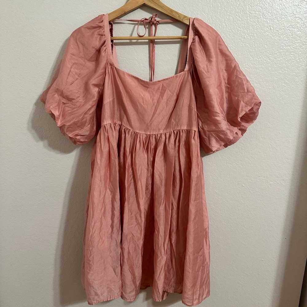 Antonio Melani Puff Sleeve Mini Dress (with pockets!)